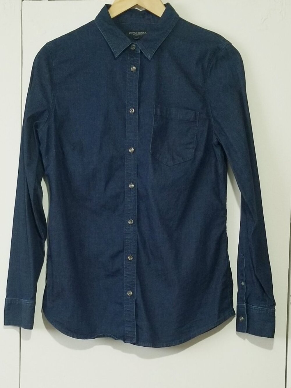 Banana Republic Women’s Riley Shirt Dark Denim – Sz 8